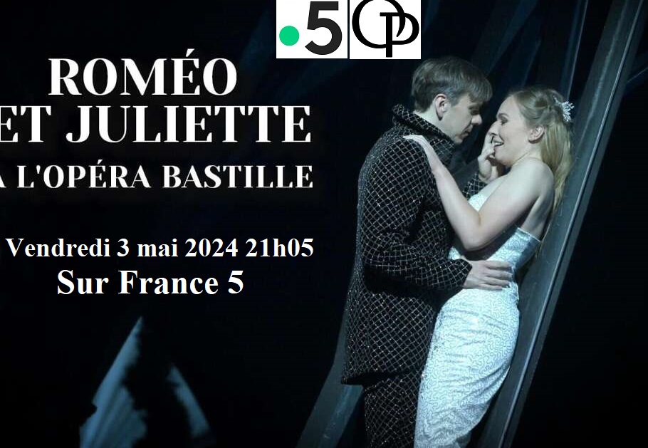 La nouvelle production de 'Roméo et Juliette' de Charles Gounod mise en scène par Thomas Jolly à l'opéra Bastille en juin 2023, avec Benjamin Bernheim et Elsa Dreisig dans les rôles titres, sera diffusée en prime sur France 5, vendredi 03 mai 2024 à 21h05 france.tv/spectacles-et-…