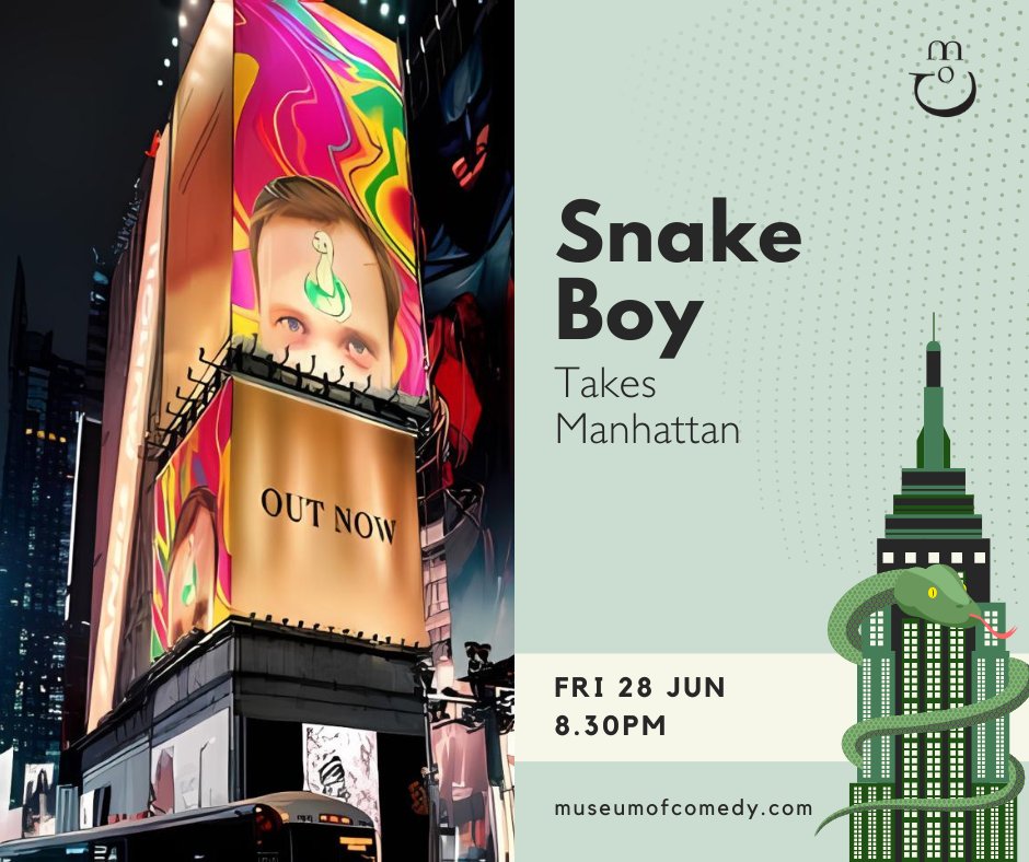 On sale! Snake Boy needs your help. After 30 years living in the Aussie Outback, raised by snakes, he's moving to New York City. Teach him hotdogs and bagels! Teach him Broadway! Teach him arms and legs! 🐍 loom.ly/OqSmVHs 🐍