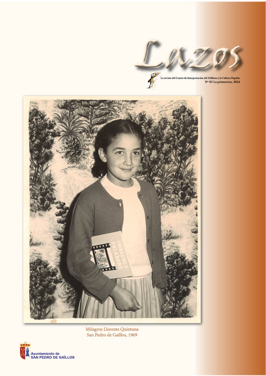 Disponible LAZOS, primavera 2024
Juego tradicional y género, Paisajes culturales, #dim2024... esperamos que sea de interés.

Enlace para descarga: sanpedrodegaillos.com/contenido.php?…

#JuegoTradicional #musicatradicional
#mujer #tradiciones #cultura #patrimonio