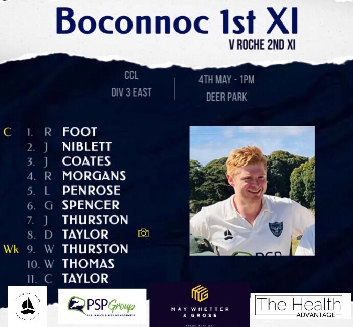Our 1st XI take to the field for the first time this Saturday against <a href="/Roche_CC/">Roche Cricket Club</a> 

News on the 2nd XI to follow 🏏 #cornwallcricket