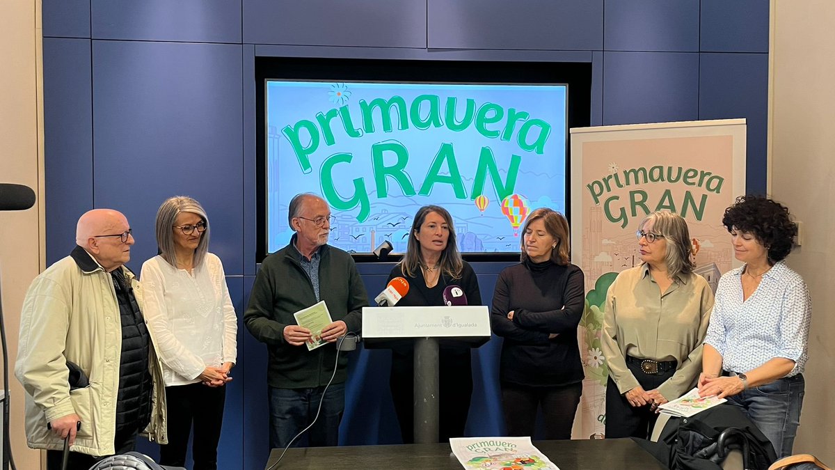 Del 15 al 26 de maig Igualada s’omple d’activitats per a la gent gran amb una nova edició de la Primavera Gran ℹ️ igualada.cat/ca/noticies/de…