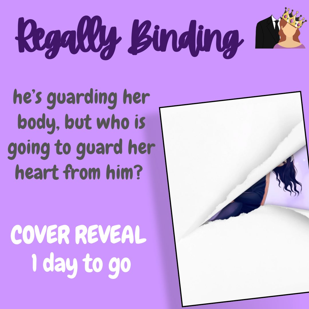 Cover reveal for Regally Binding tomorrow! I really hope you love it. 

#romancereads