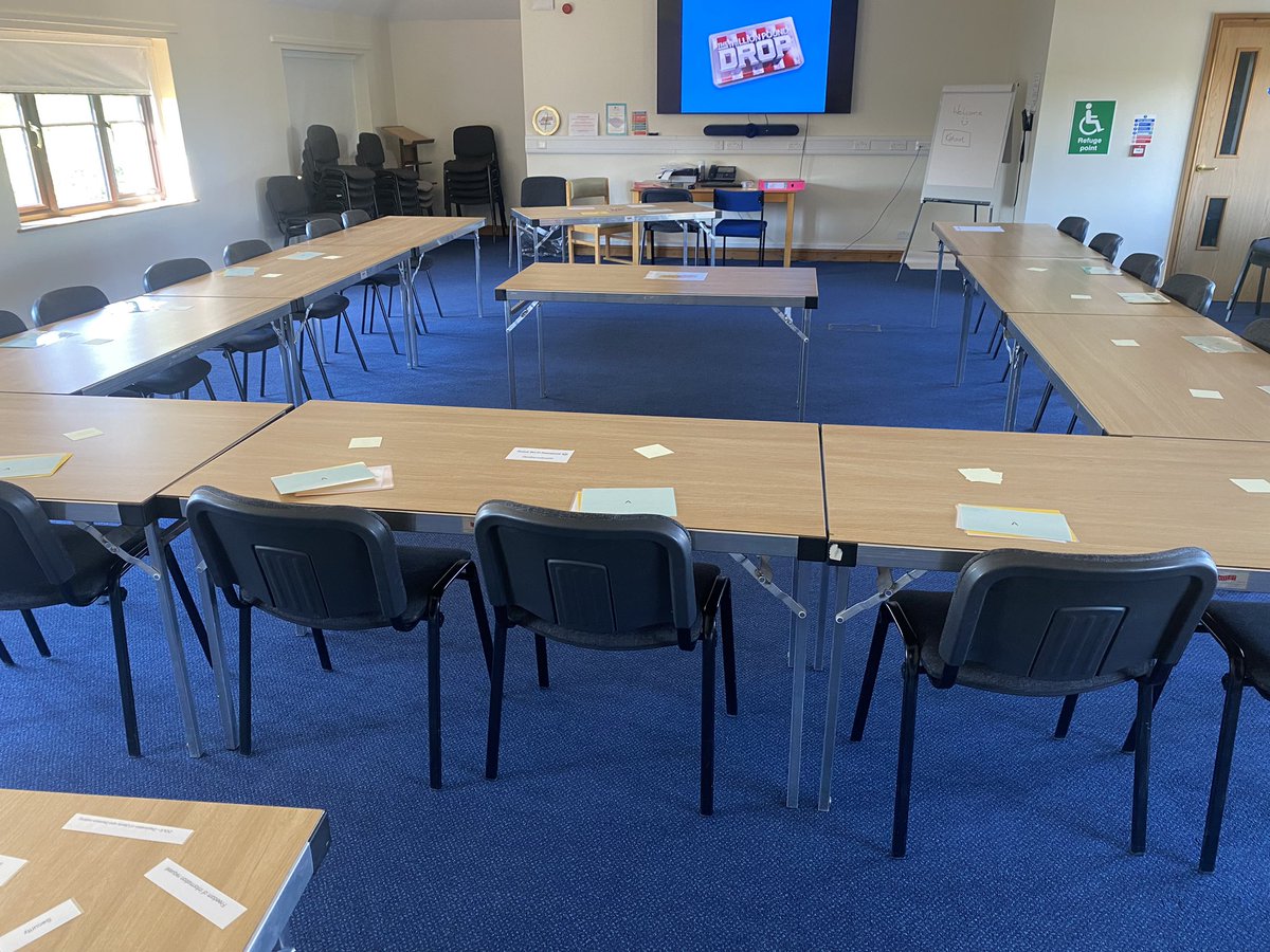 All set up and ready to deliver Datix training to our staff 😃. @StBarnabasLinc #Education #Datix #Training #Fun #Interactivelearning