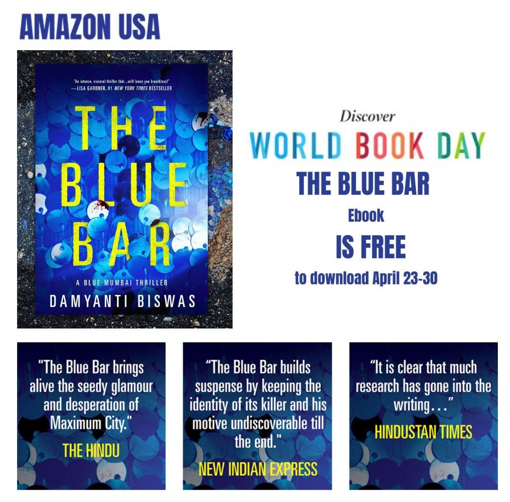 When I'm too tired to get out of bed, seeing Amazon pick The Blue Bar from India on World Book Day is a wonder cure. Today's the last day for you to download your free copy, so don't miss out: tinyurl.com/4eh8m2c7