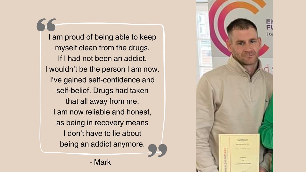 Mark came to our Spring Street scheme in September 2023. He had become homeless due to a drug addiction. Through the scheme and engaging with drug support, Mark worked on moving away from his addiction and is now in recovery. Read his story here: ow.ly/nAnR50RnSTt