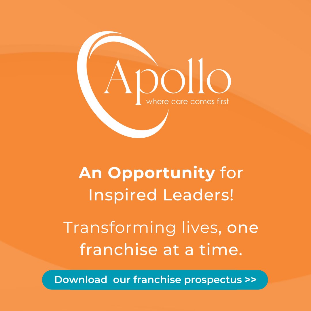 Are you a passionate leader looking to make a meaningful impact in the care sector? 🌟 

Visit apollocarefranchising.co.uk to learn more about how you can become a part of our growing team and change lives for the better. 💙 

#CareSector #FranchiseOpportunity #ApolloCare