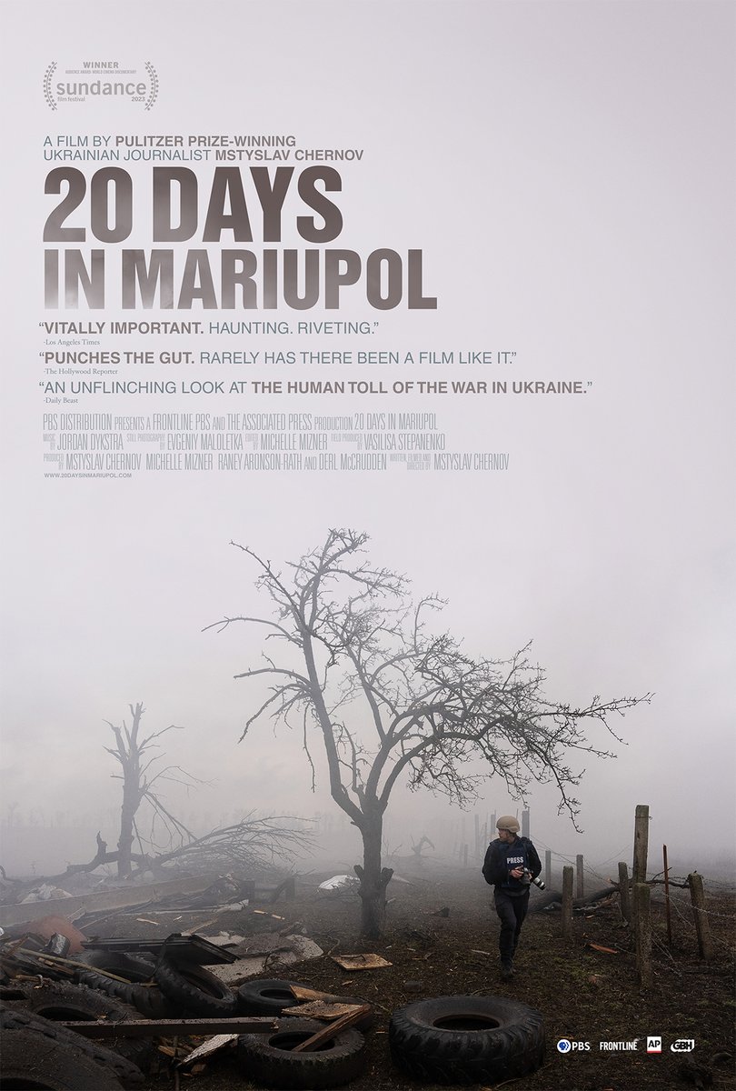 🎬If you're part of the @RUSINextGen community or looking to get more involved, don't miss this film screening of 20 Days in #Mariupol on 9 May @ 4pm @RUSI_org. Featuring an expert panel discussion, you can learn more about this FREE event here: my.rusi.org/events/20-days…