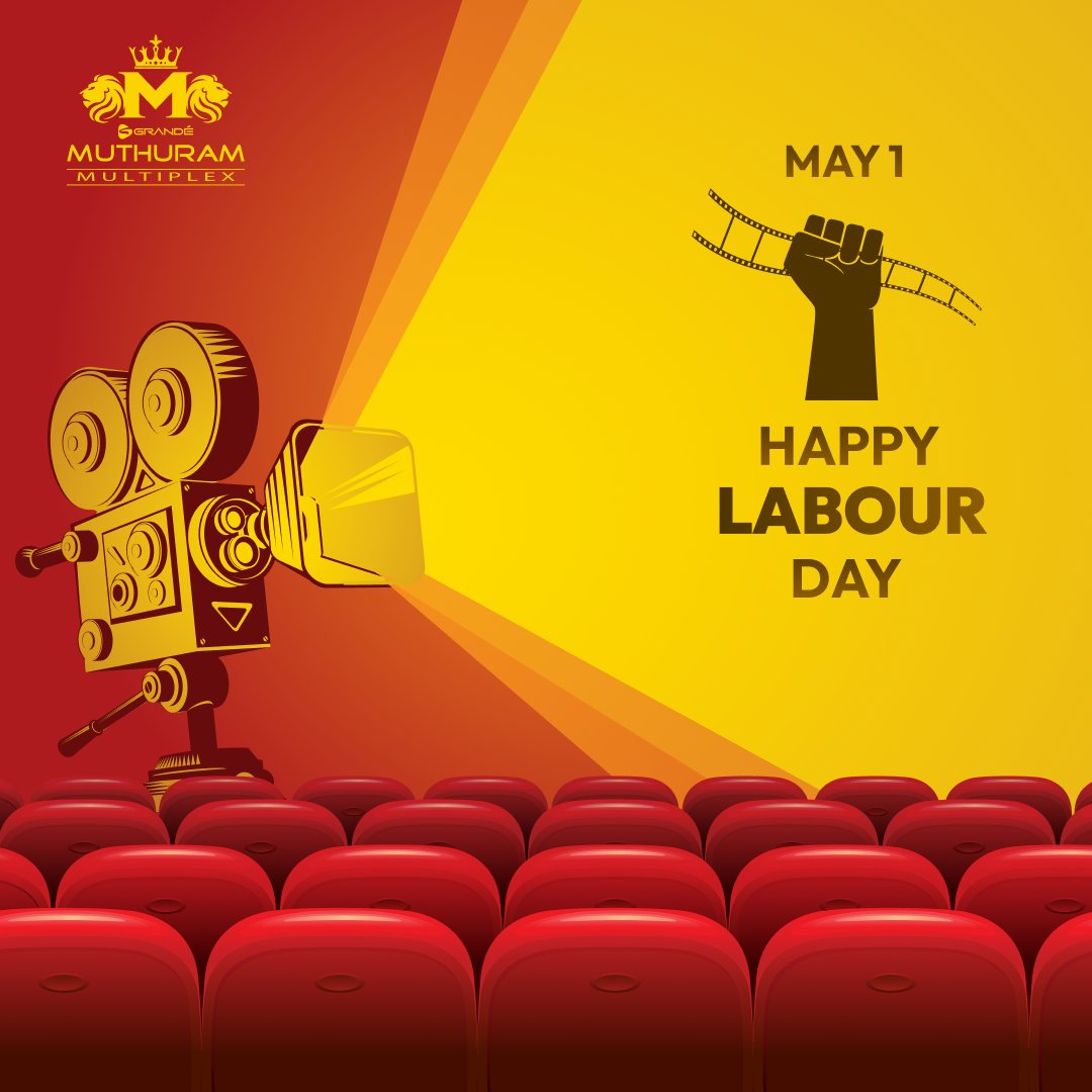 Grande Muthuram Multiplex extends heartfelt gratitude to all workers for their dedication. We appreciate the hard work and dedication of all workers. Happy Labour Day from Grande Muthuram Multiplex! ⚒️ #ThankYou #GrandeMuthuramMultiplex #Tirunelveli #Nellai #LabourDay2024