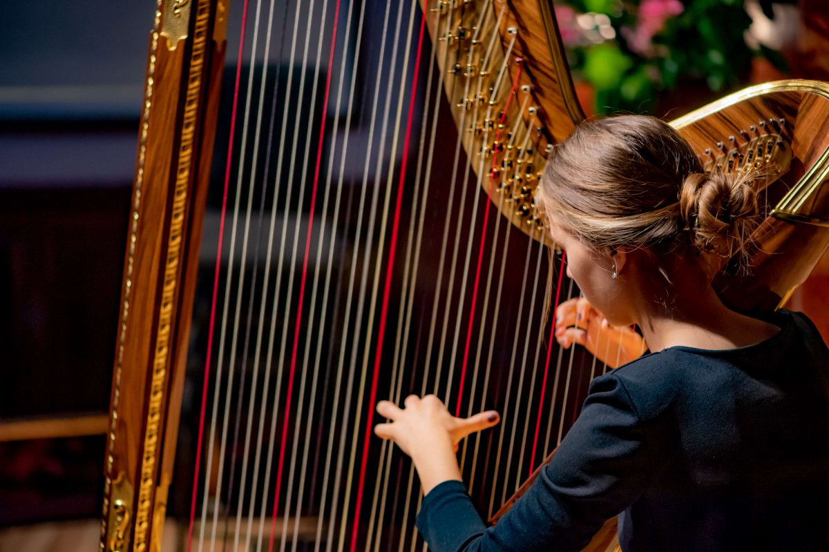 Next week RCM harpists showcase the versatility of their instrument with a captivating hour of music. Join them to hear a dazzling arrangement of Rossini’s Zitti, Zitti from The Barber of Seville, Balakirev’s The Lark and much more. 4pm on 7 May – bit.ly/4aVVM4S