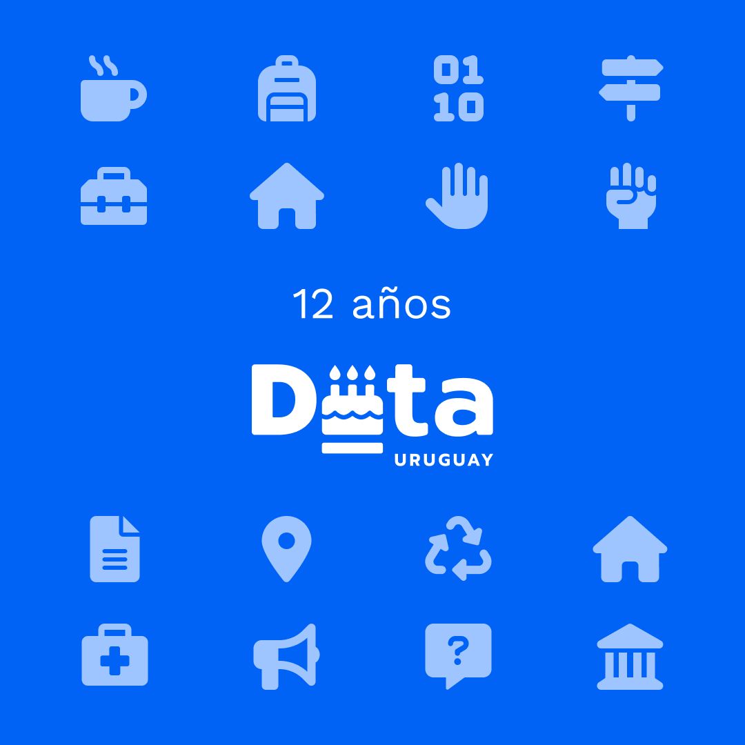 Como quién no quiere la cosa, cumplimos 12 años. Desde "hagamos algo con datos abiertos, porque si nadie los usa no los van a publicar" hasta hoy, ha pasado mucha cosa 😄
Si quieren saben qué hicimos en 2023, no se pierdan la memoria del año: data.org.uy/2023-el-ano-qu…