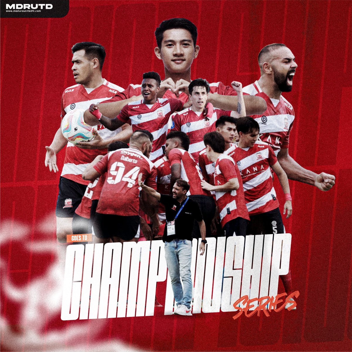 Championship Series Qualified ‼️🔥 Mari Berjuang kembali bersama 💪🏻 Ayo Madura ‼️ #maduraunited #madurabisa #madurabersatu