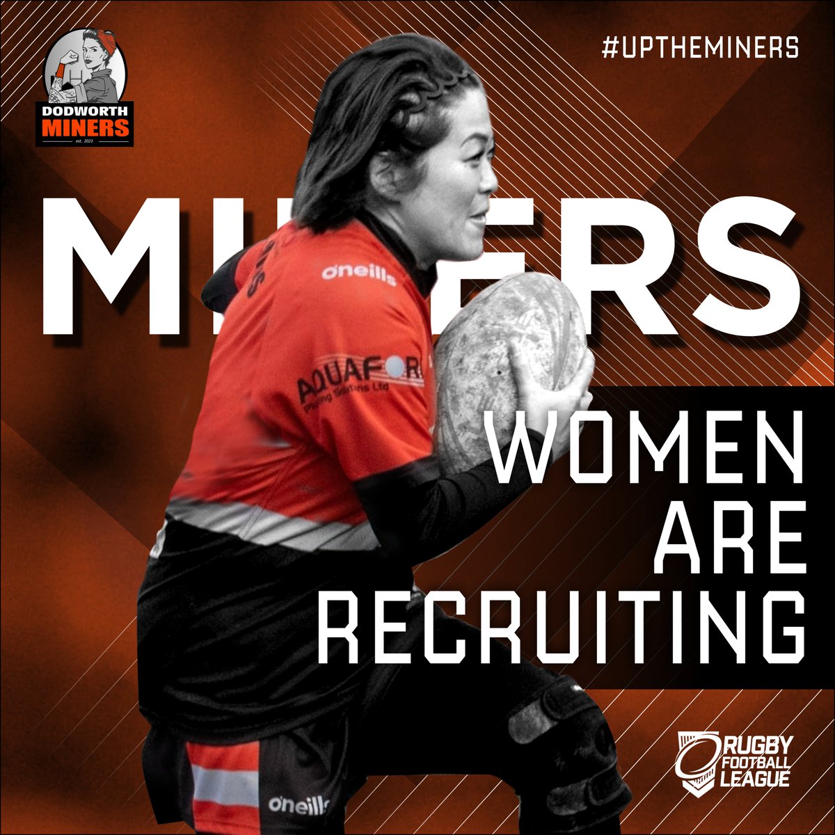 Rugby League Training
We welcome all women 17+ to join our team

Training Wednesday 7:00pm - 8:30pm.

Dodworth, Barnsley, S75 3RF

For any more info, 
Joe: 07764 467624. Luke: 07460 878609.
#womensrugbyleague #thisgirlcan #rugbyleague #barnsleyisbrill #womensports #dodworth