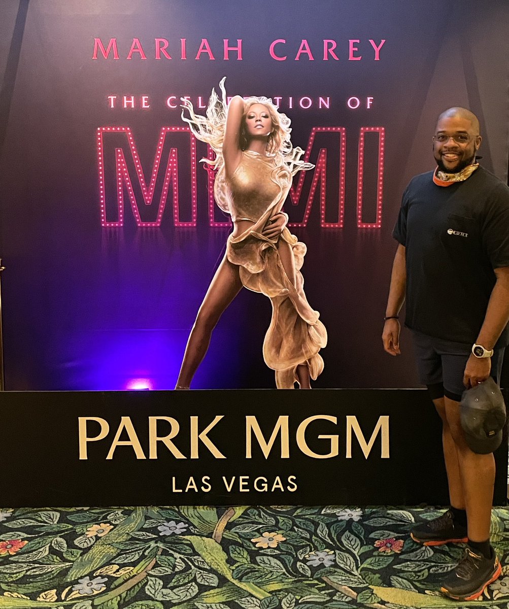 Last week in Vegas! 🙌🏾. 3-day work conference and a show. 04/25/2024.
#MariahCarey, #celebrationofMiMi, #Laserfiche