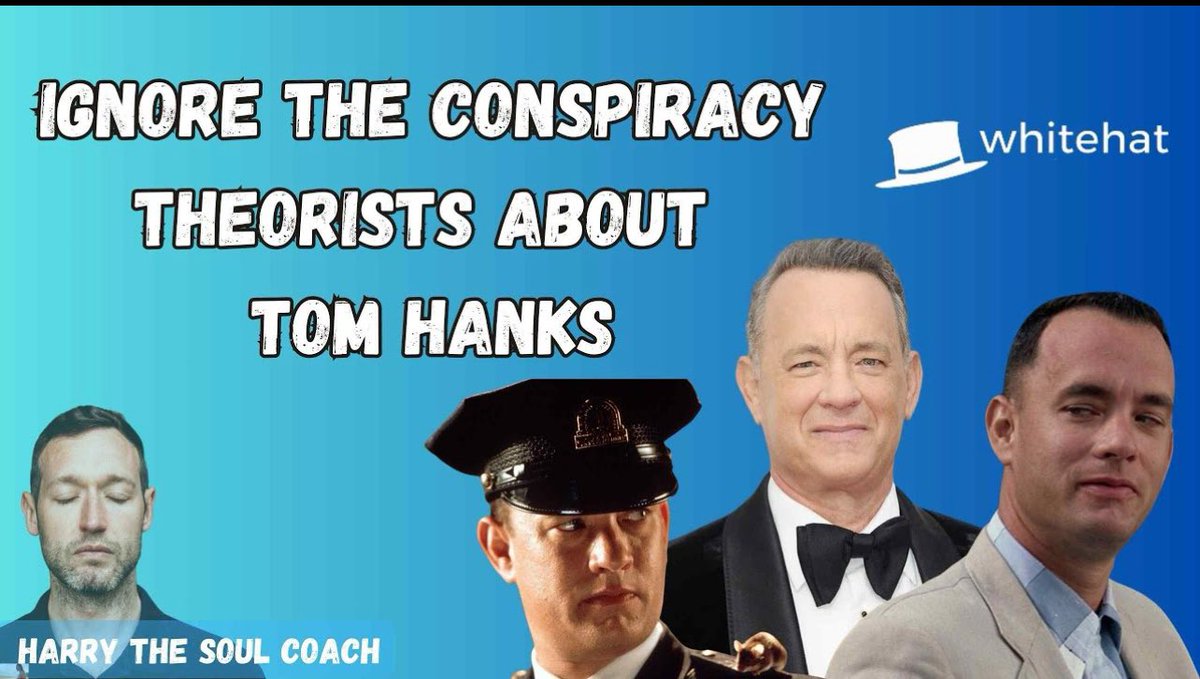 IGNORE THE CONSPIRACY THEORISTS ABOUT TOM HANKS

youtu.be/umwSytsIhrg

#tomhanks #whitehat #godwins