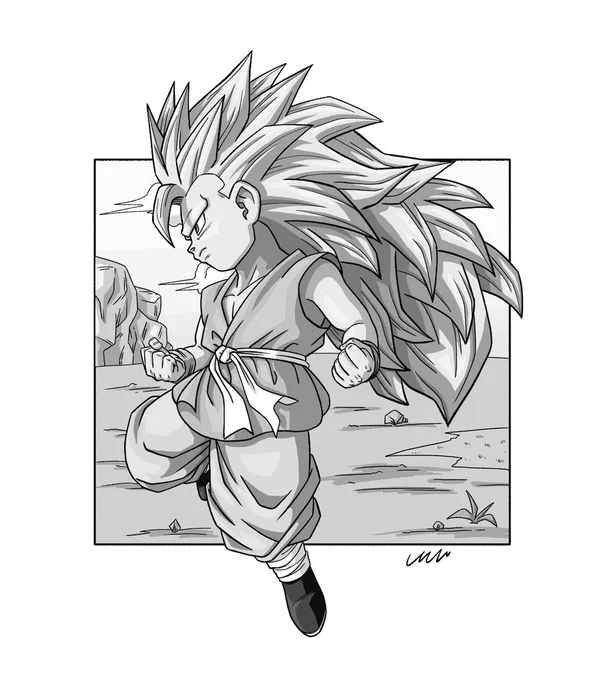 モノクロ 超悟空3(GT)
#DragonBall 