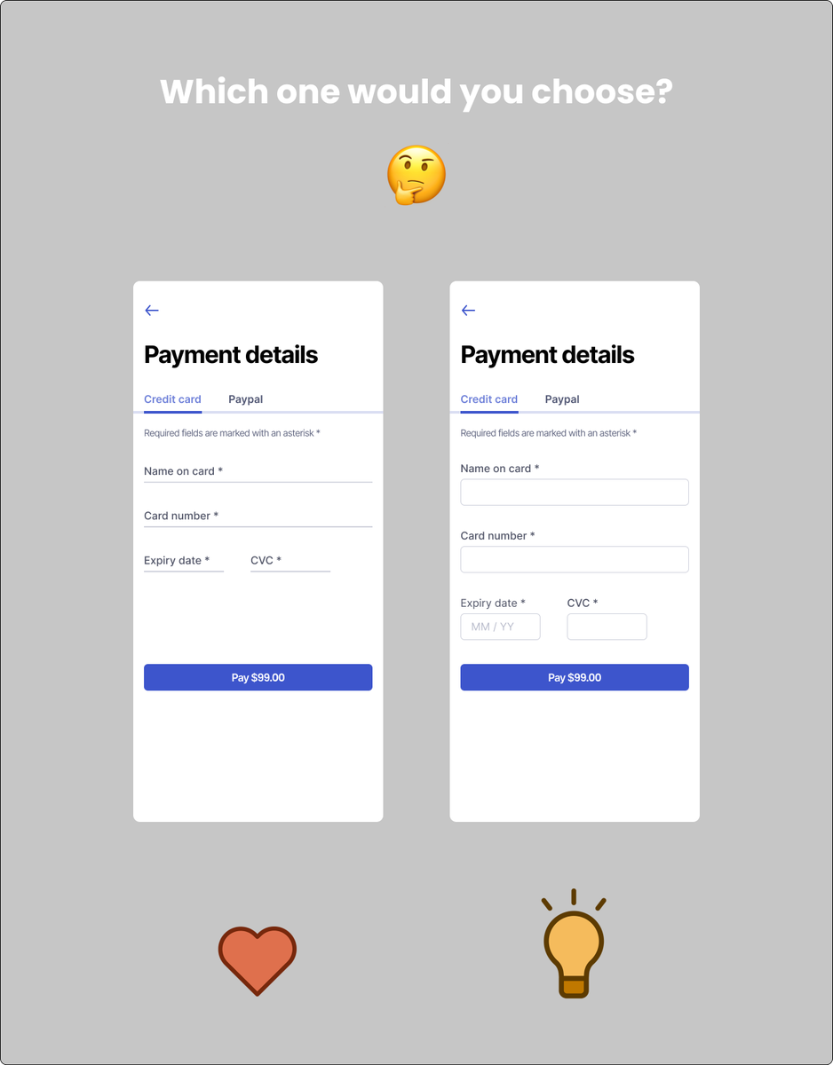 Which one is better and why?
.
.
#css #figma #productdesign #web #html #userexperiencedesign #webdeveloper #landingpage #app #webdevelopment #uxigers #uxresearch #mobiledesign #mobileapp #uxuidesign #appdesigner #uiuxsupply #creative #uidesignpatterns #graphicdesigner #Webdesign