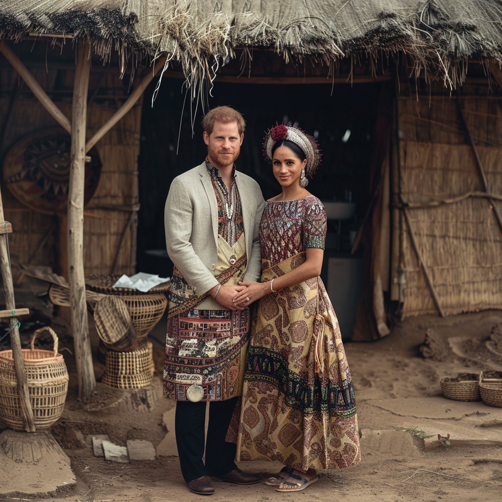 The Kingdom of Lunabumpa is proud to announce that Her Highness, together with the Duke of Duchess, has returned to the bosom of the Nigerian family she (definitely) never had. #scamjam #DukeOfDuchess #MeghanMarkleIsAGrifter