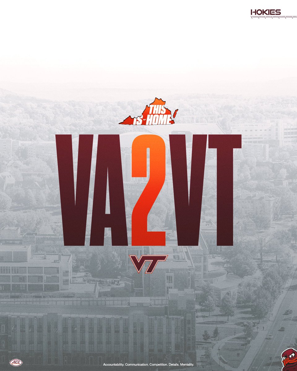 Great morning to be in #OurState in the #Nova seeing tremendous players & coaches. @HokiesFB