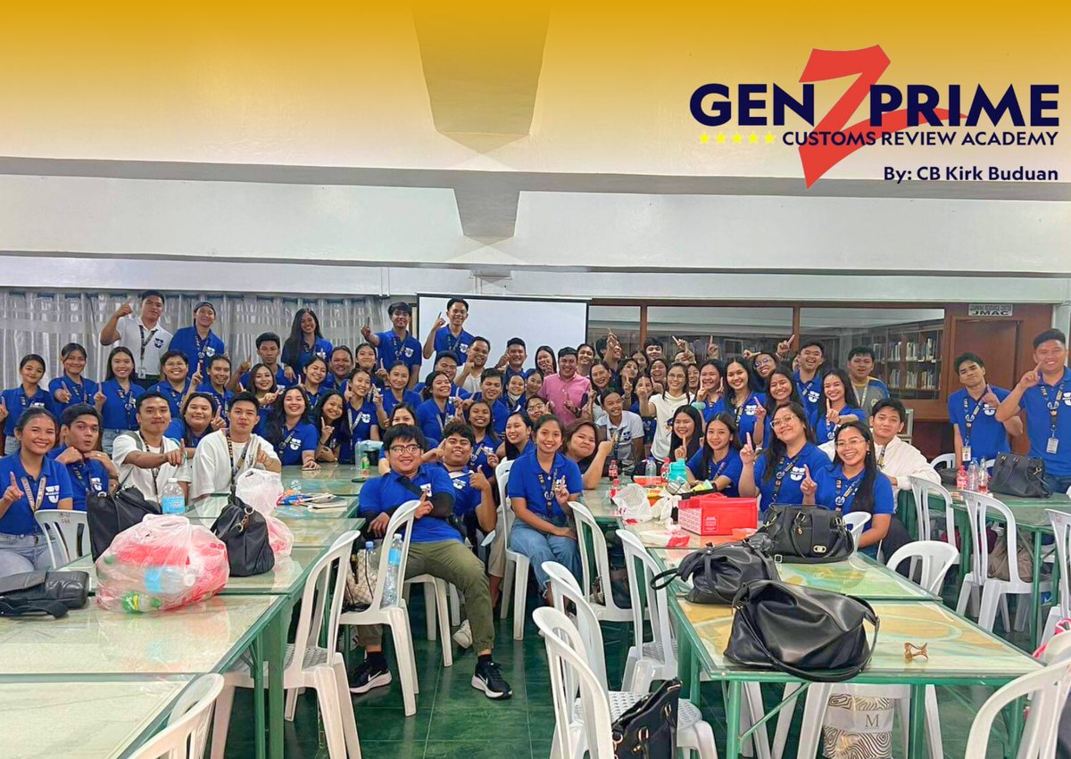 GEN_Z_PRIME's tweet photo. โผ๏ธ Incredible experience at the seminar led by our Review Director CB Kirk Buduan, focusing on ๐๐ฃ๐๐ค๐ฉ๐๐ง๐ข๐จ, with the bright students from ๐๐จ๐ก๐ง ๐. ๐๐๐๐ฌ๐จ๐ง ๐๐จ๐ฅ๐จ School. ๐ซถ๐ฅณ
#CBLE
#genzprime
#genzway
#customsreviewacademy https://t.co/skTyoIvTkK