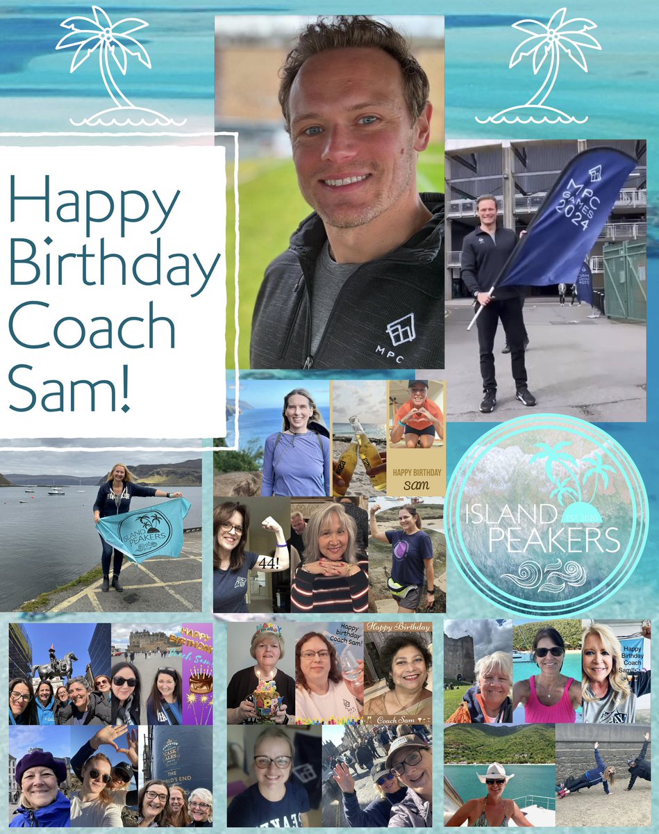 Happy Birthday Coach @SamHeughan from all of us at Island Peakers! We hope it’s your best birthday yet!! 🥳♥️🎉 #HappyBirthdayCoachSam #SamHeughan #CoachSam #MPC #MyPeakChallenge #HappyBirthdaySamHeughan @MyPeakChallenge #IslandPeakers