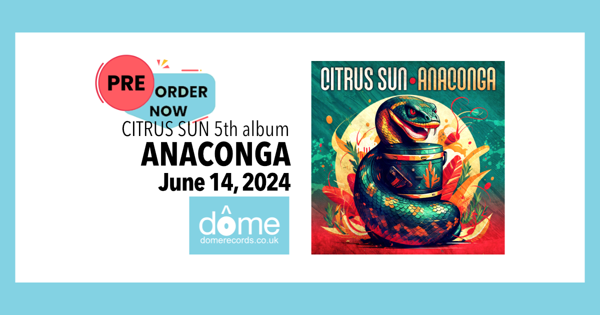 Date is set 🍋@CitrusSun🌞5th album 'ANACONGA' will be released from @domerecords on June 14th, 2024🥰
Pre-order links 
@AmazonUK🔗 amzn.to/44cyzJ3 
@amazon 🔗amzn.to/3WavR4V