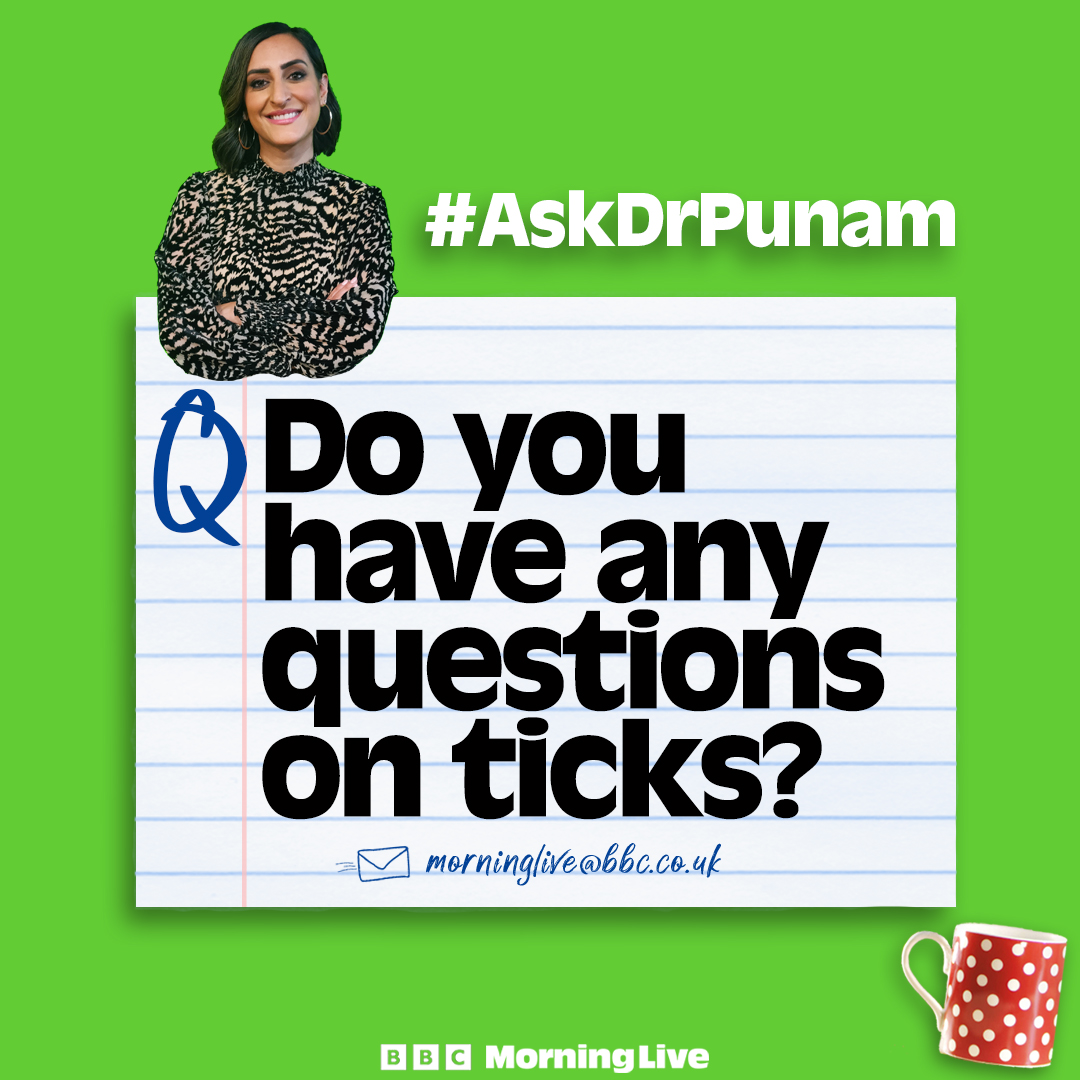 On Friday @DrPunamKrishan shares how to remove a tick and when to seek medical help. Do you have any questions on ticks? Let us know below!