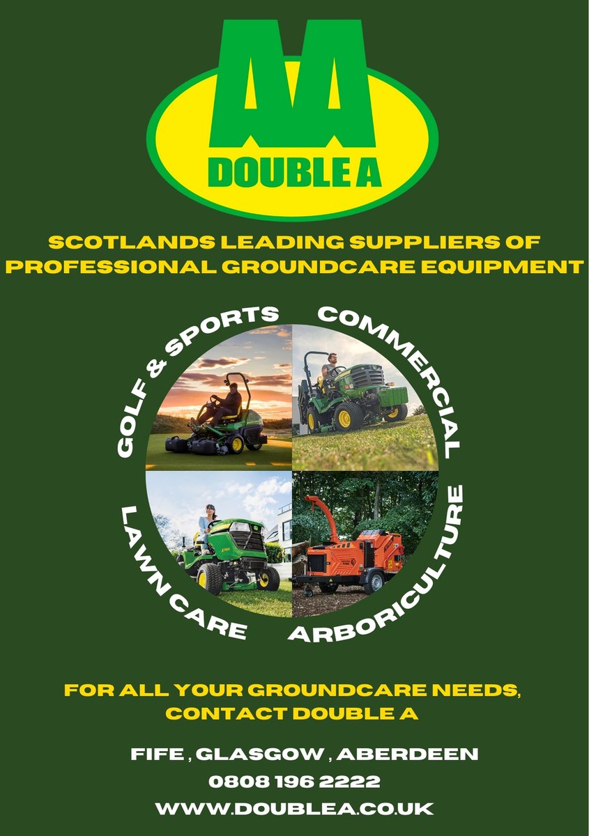 Commercial, Sports and Golf, Arboriculture, Homeowner Equipment and more!
For all your professional groundcare equipment needs, choose Scotlands leading suppliers, Double A!