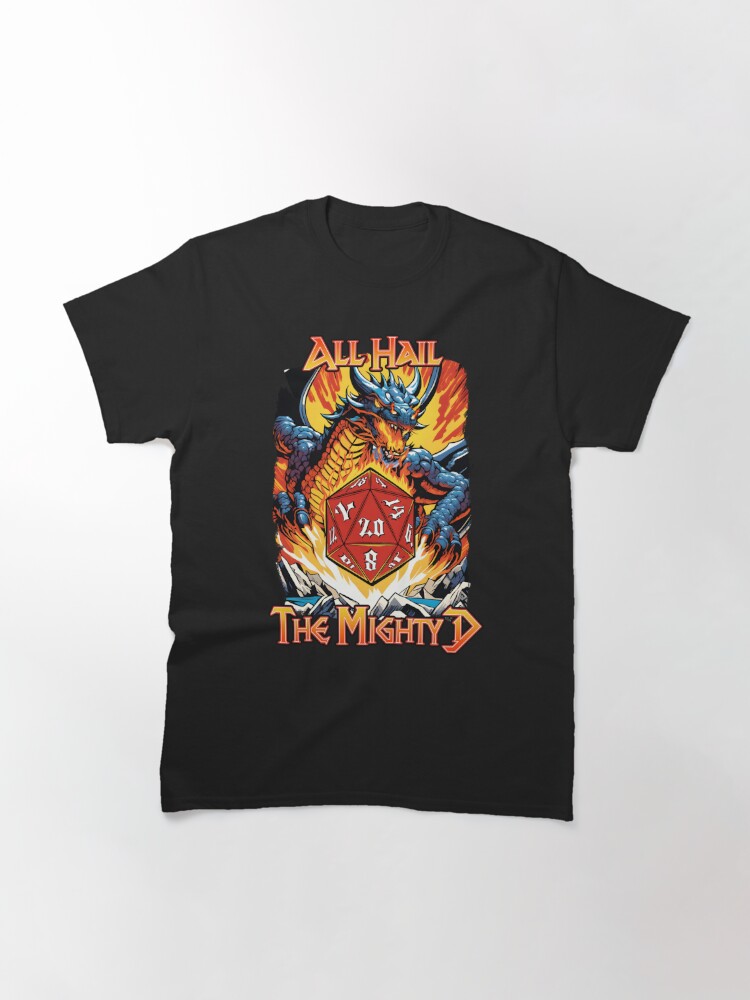 New tee design in my TeePublic and Redbubble stores!
🐲 🔥
#tshirt #customtshirts #tee #merch #d20 #d&d #dungeonsanddragons #tabletopgame #boardgame