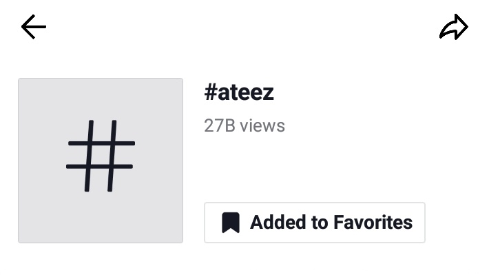 ATEEZ's hashtag on TikTok has gained 10 BILLION views in less than a year! #ATEEZ #에이티즈 @ATEEZofficial