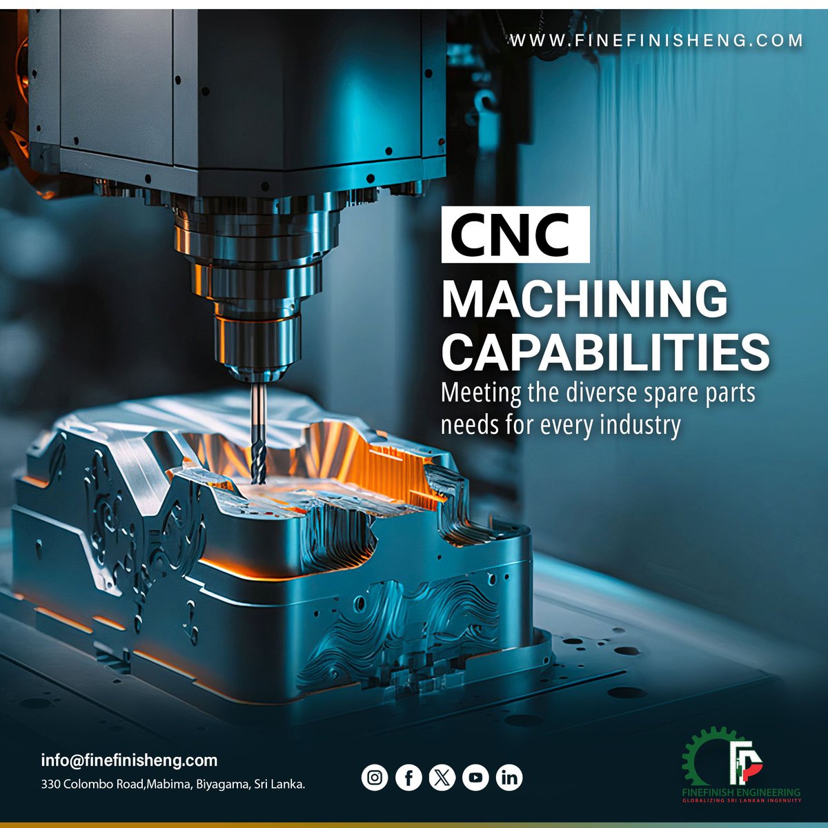 FineFinish Engineering offers high-quality CNC machining services at affordable prices, utilizing a state-of-the-art facility to ensure that your parts are manufactured to precise specifications.
To discuss your project, please contact us now at 0776 56 56 56
#spareparts