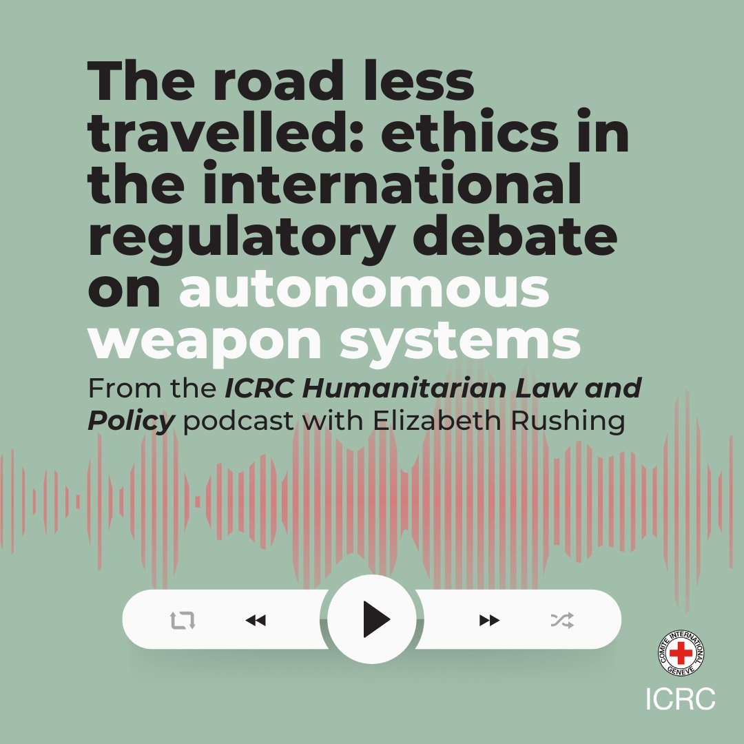 Ethical considerations are crucial, yet unrealized, for regulating autonomous weapon systems. Listen to our new law & policy podcast to know more about it 👇🏽 bit.ly/3QoU5EE