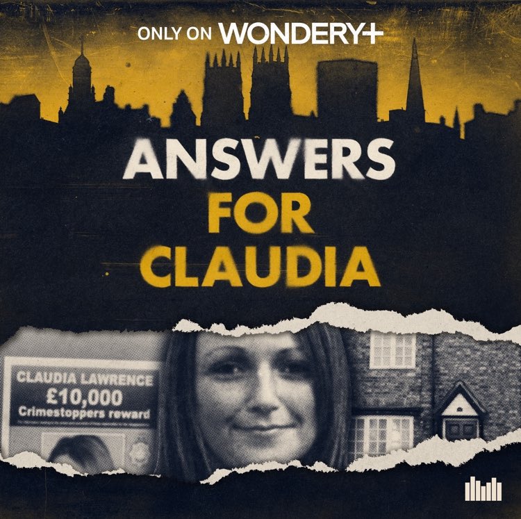 Alongside @MRSandell & @audioalways, I’m delighted to introduce my new podcast Answers For Claudia. Listen to Answers For Claudia exclusively on Wondery+. Join Wondery+ in Apple Podcasts or the Wondery App. Listen here from tomorrow wondery.com/shows/answers-… #ClaudiaLawrence