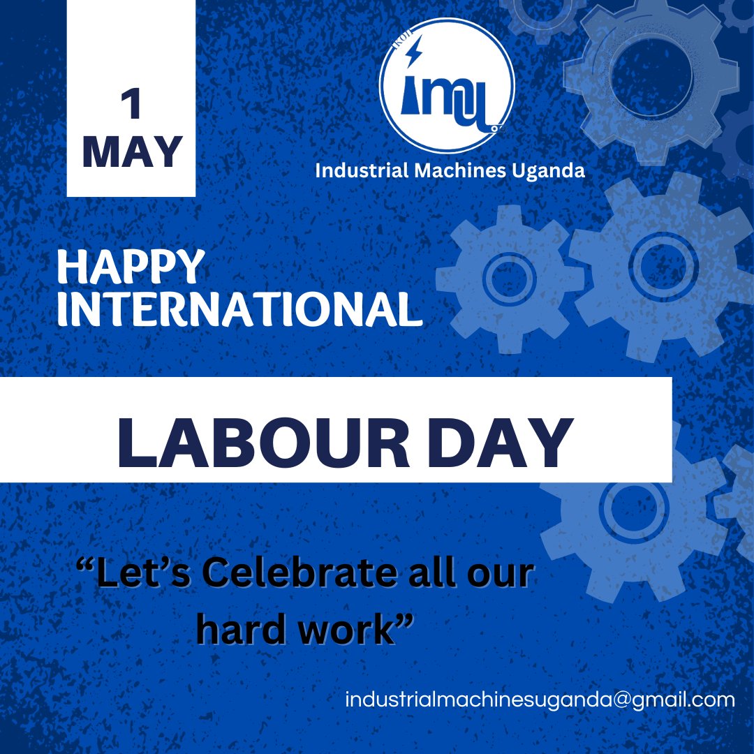 IMachinesUganda's tweet image. On this International Labour Day, let&apos;s honor and salute the spirit of laborers who work tirelessly to build a better future for all. Your efforts do not go unnoticed. Happy Workers Day!!!
#LabourDay  #WorkforceAppreciation  #Dedication #LaborDay2024  #Hardworkpaysoff