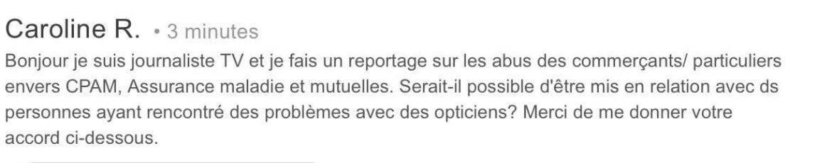 Zorrooo c'est aussi une mine d'infos et des datas pour les journalistes.
➡️Actuellement: on recherche des victimes de commerçants peu scrupuleux capitalisant sur les remboursements santé.
➡️zorr.ooo

#opticien #mutuelles