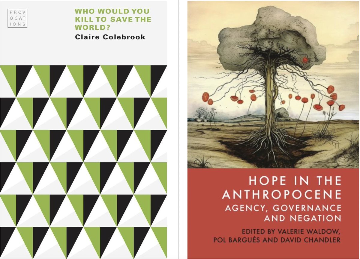 We have a new date for the Underworlds of Hope with the fabulous Claire Colebrook and @DavidCh27992090! ⏱️Wednesday 8 May (2.00 - 3.00 UK time) For a registration page with details and (fantastic!) resources, see eventbrite.co.uk/e/the-underwor…