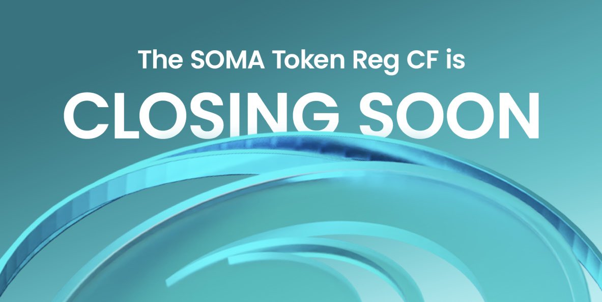 The launch of the first ever fully-compliant token offering to US and global retail investors is almost at a close. There is only a short amount of time left to participate in this historical launch. The SOMA token offers a variety of TradFi and DeFi benefits, including staking,