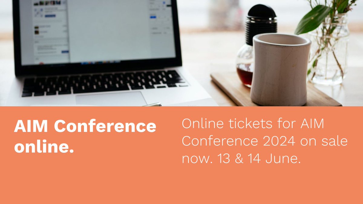 Can't make it to AIM Conference in person? Online tickets for AIM Conference 2024 are on sale now, giving you access to a brilliant line-up of sessions, live streamed and available after the event. Find out more and buy your ticket: aim-museums.co.uk/aim-conference…