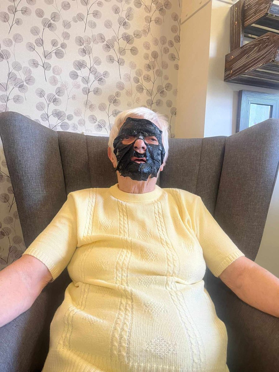 Our residents have been enjoying our new #pamper trolleys #feelgood #nailsalon #pamperdays