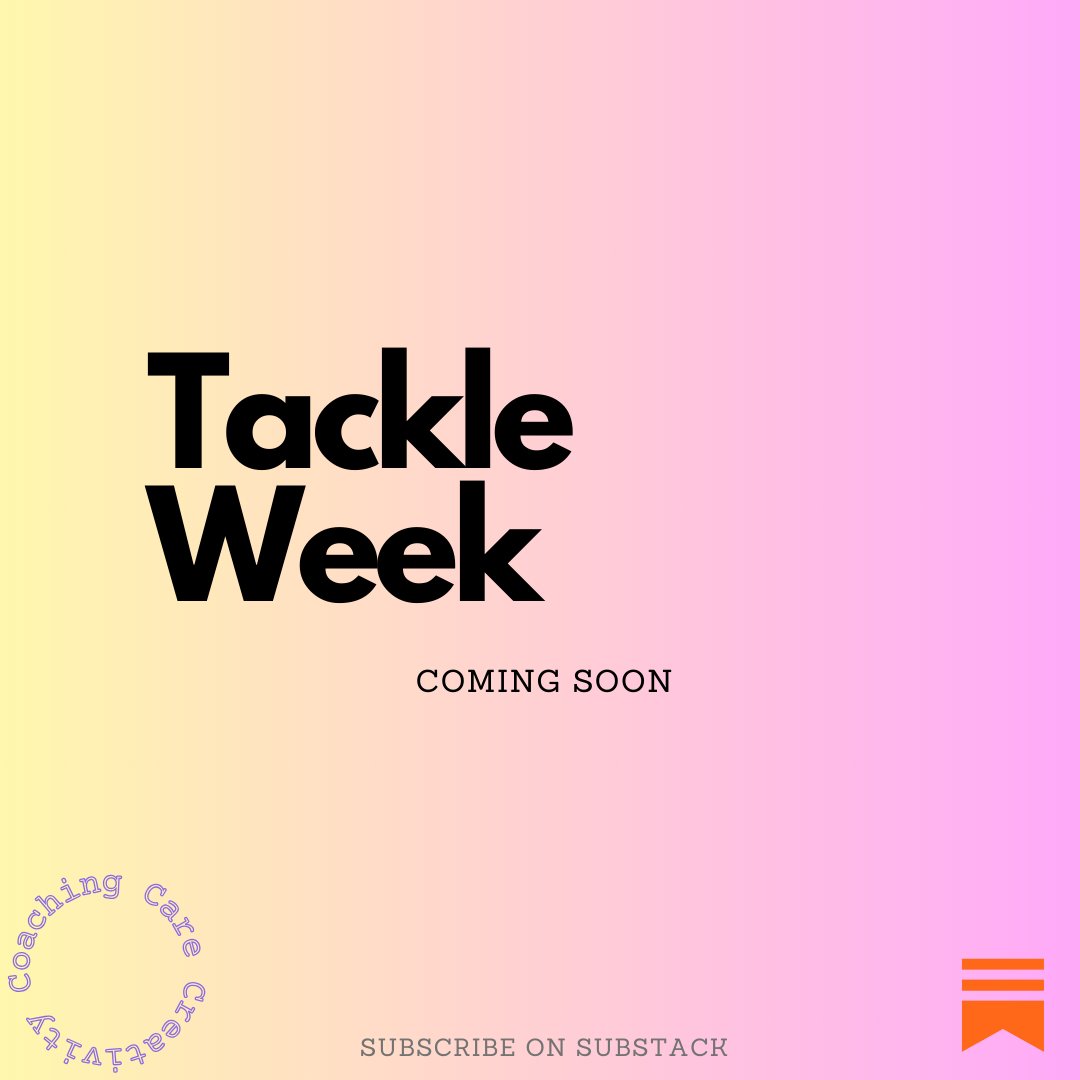 Coming soon... A special week dedicated to coaching the tackle Sign up here: jessbunyard.substack.com