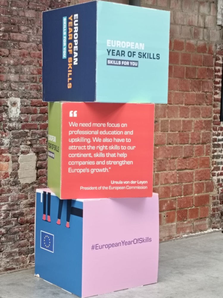 SPACE4GEO is at the “The European Year of Skills – what comes next?” conference in Brussels! Milva Carbonaro, CEO of @GISIGASSOC and @SPACE4GEO Coordinator, is participating in discussins on the legacy and achievements of the #EuropeanYearOfSkills - stay tuned!📢@EU_Commission🇪🇺