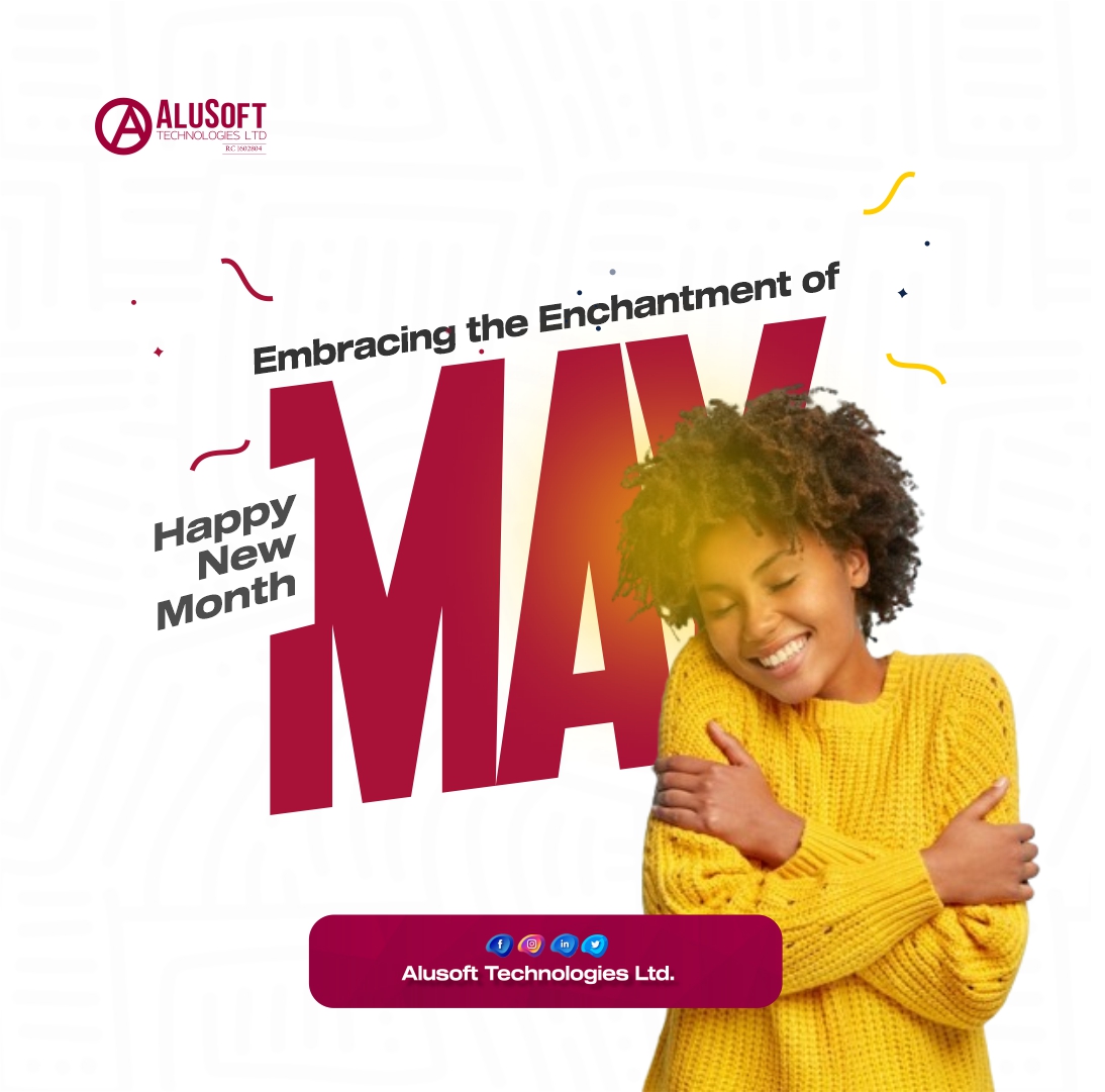 Here's to a month filled with serenity, inspiration, and the promise of new horizons!

Happy New Month from all of us at Alusoft Technologies.

#Newmonth #May #Tech #Alusofttech