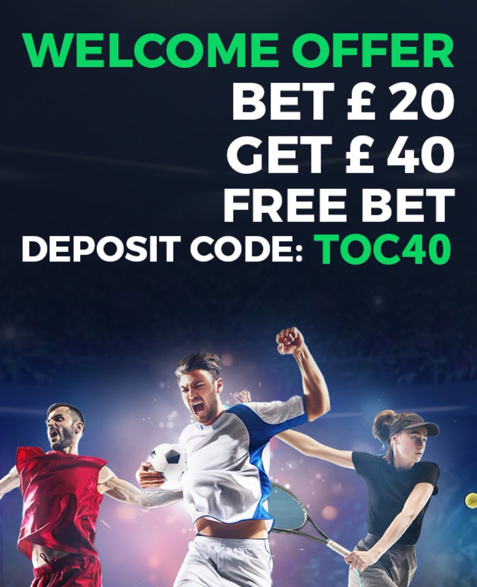 We are backing our bets today on Online Casino Sports!🤴🏽💥 Bet £20 get £40 FREE BET!💰🆓 CLAIM HERE 👉 bit.ly/Bet20Get40GK GET £40 FREE BETS FOR THE CHAMPIONS LEAGUE TONIGHT & TOMORROW!💰 Tips out soon!⌛️ 🔞 | Begambleaware.org | Ts and Cs apply