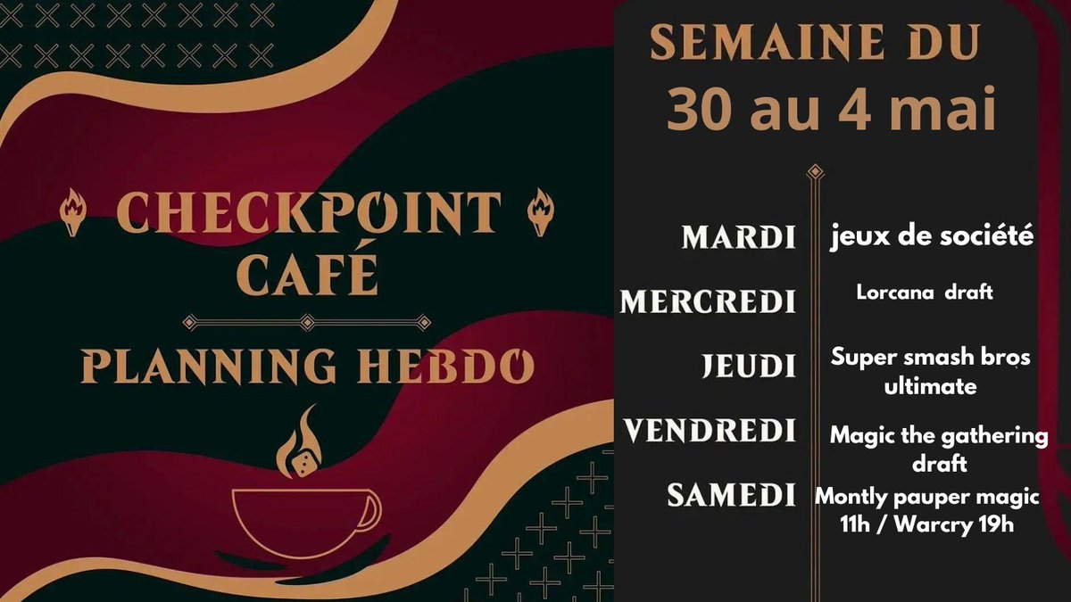 Checkpoint Café (@lecheckpointcfd) on Twitter photo 