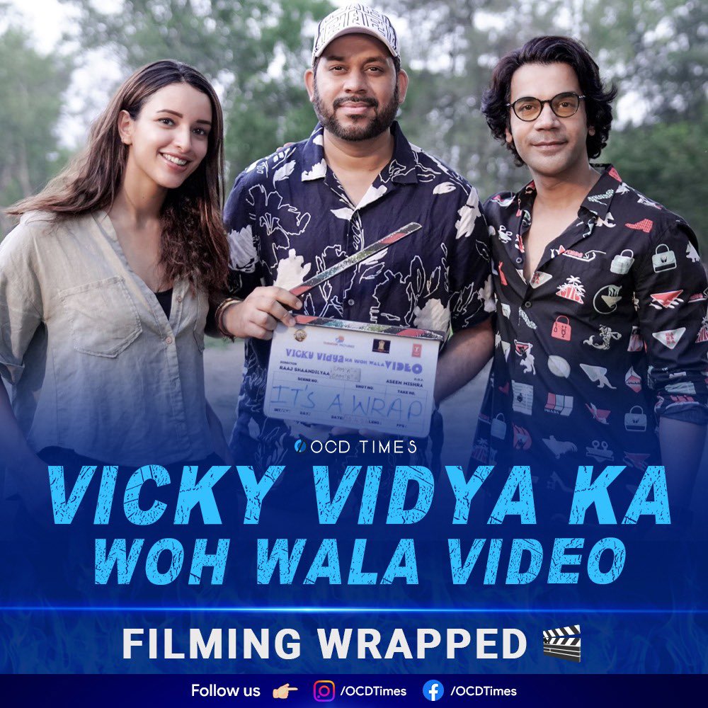 Theatrical release on 11 Oct 2024
.
Clashing with Shahid Kapoor starrer 'Deva' and Jr NTR starrer 'Devara Part 1'
.
Director - Raaj Shaandilyaa (Dream Girl 1 & 2)
.
#OCDTimes #RajkummarRao #TriptiDimri #VickyVidyaKaWohWalaVideo #Tseries #WakaooFilms #ThinkInkPicturez