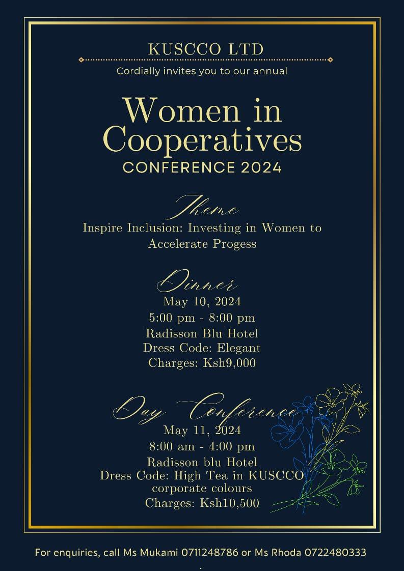 Join @kuscco for an empowering gathering at the Women in Cooperatives Conference. Network, learn, and uplift each other as we navigate the cooperative landscape together.Don't miss out on this opportunity to connect and grow! For inquiries, check poster for details.