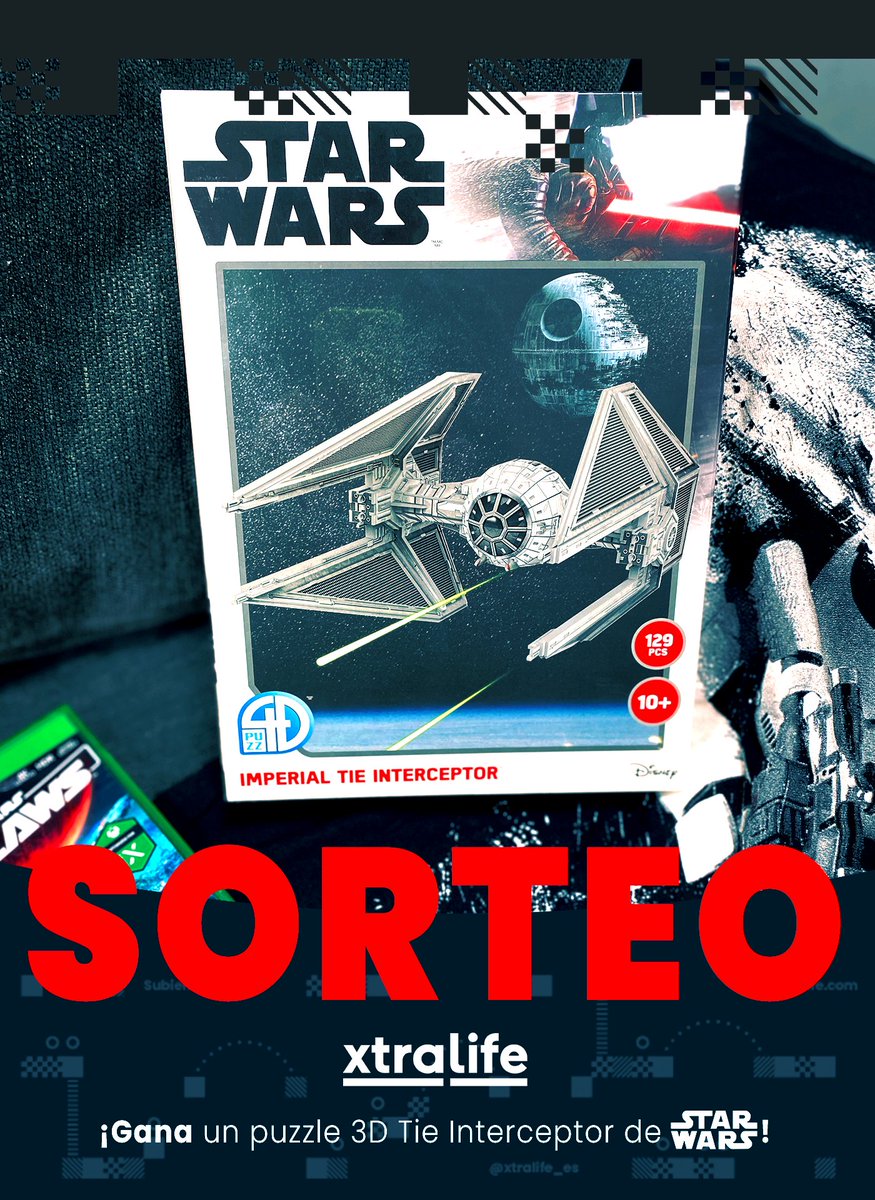 ¡Celebramos el #MayThe4th con este #SORTEO de un puzzle de #StarWars!🌠

Participa para tener la oportunidad de llevarte un puzzle 3D Tie Interceptor💫

Para participar:

🔁Da RT

Suerte🍀

Hasta el 07/05📅