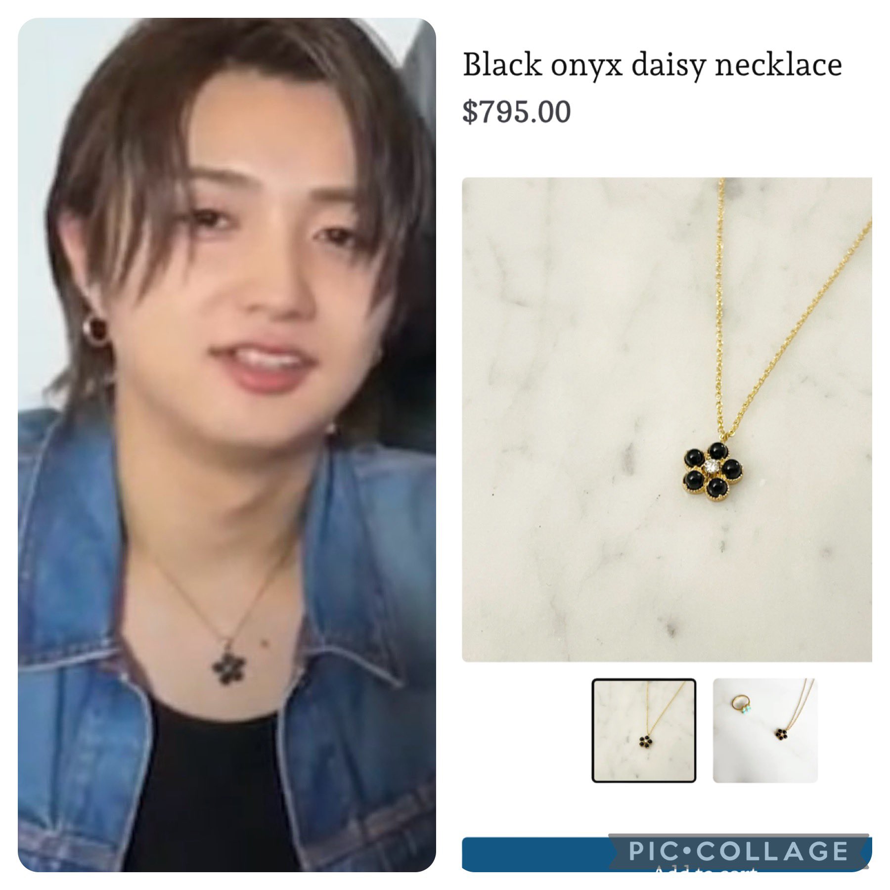 ★BTS 着用★関税込★KUJAAN★Daisy Necklace - Ony.x★ ☆BTS 着用☆【KUJAAN】☆Daisy Necklace - Ony.x☆関税込☆