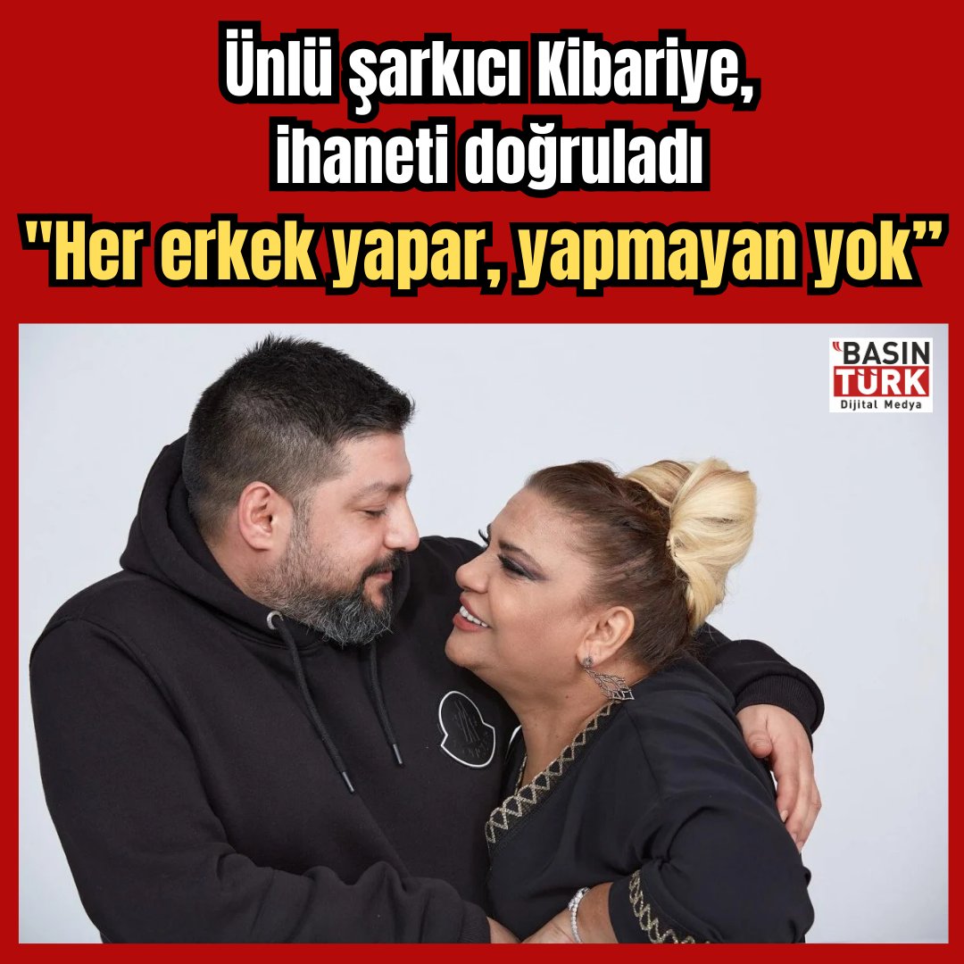 Ünlü şarkıcı Kibariye ihanet iddialarıyla ilgili konuştu: 'Her erkek yapar, yapmayan yok

📌Kıbrıs'ta konser veren ünlü şarkıcı Kibariye, konser öncesi gazeteciler ile sohbet etti. Ünlü şarkıcı, sorulara verdiği cevaplarla dikkat çekti.