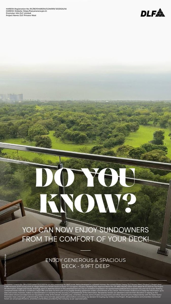 RSRealtorsIND's tweet photo. Launching #DLF Privana West 
The next and upgraded Golf Links with condos like Aralias, Magnolias and Camellias. 

4BHK +Study+ Servant! 

👉Part of 116 Acres integrated township
👉Only 5 Towers in 15 acres facing Aravalli's, reserved greens &amp; future #GolfCourse.

📲9311253976 https://t.co/I6Gq2bE5Q4
