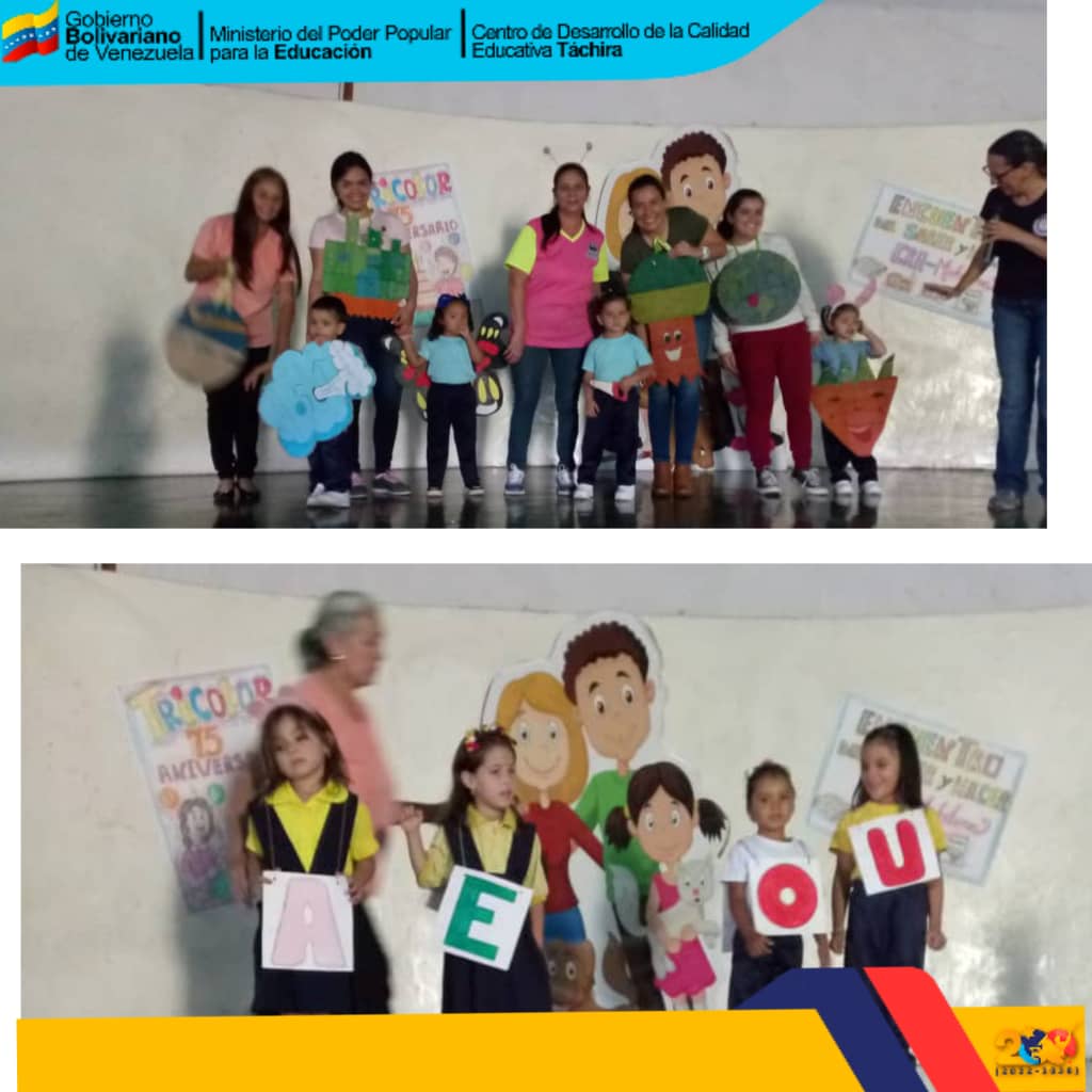 29/4/2024. Simoncito Comunitario Juan Germán Roscio (SENIFA). 
CEI. Nacional Virgen del Carmen. Presentes en el Reto de Lengua y Idiomas. Estado Táchira Municipio Michelena.